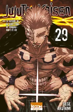Jujutsu kaisen, tome 29 : La bataille du no man's land de Shinjuku : mort et vie, couverture