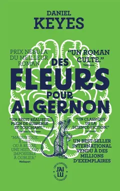 Des fleurs pour Algernon, couverture
