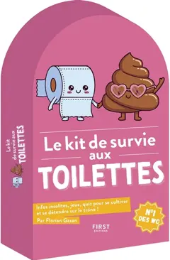 Le kit de survie aux toilettes : infos insolites, jeux, quiz pour se cultiver et se détendre sur le trône !