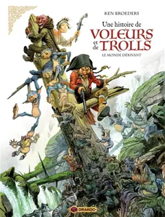 Une histoire de voleurs et de trolls, tome 1 : Le monde dérivant, couverture