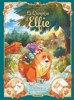 Le grimoire d'Elfie, tome 4 : Le trésor de la tricomancienne, couverture