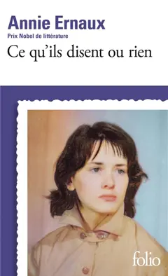 Ce qu'ils disent ou rien, couverture