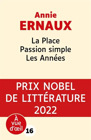 La place. Passion simple. Les années