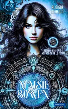 Maisie Bowen, tome 2 : Bêtises en série et voyage dans le temps, couverture