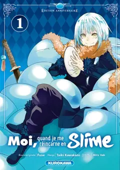 Moi, quand je me réincarne en Slime, tome 1, couverture