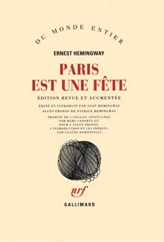 Paris est une fête, couverture