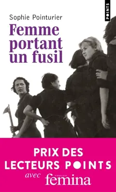 Femme portant un fusil, couverture