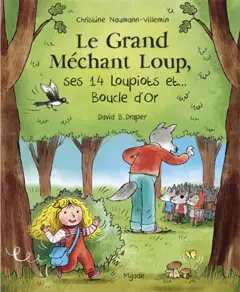 Le grand méchant loup, ses 14 loupiots et… Boucle d'or, couverture