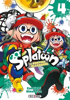 Splatoon : la Contrée Clabousse, tome 4, couverture