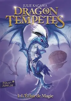 Dragon des tempêtes, tome 1 : L'éclair de magie, couverture