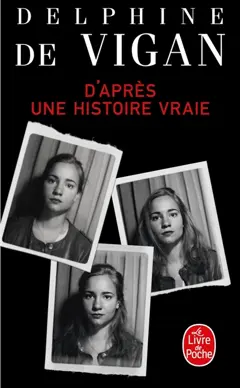 D'après une histoire vraie, couverture