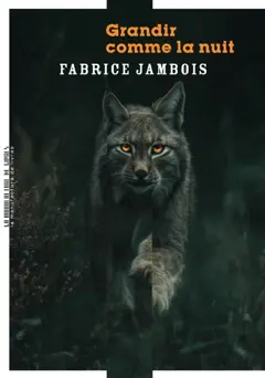 Grandir comme la nuit, couverture