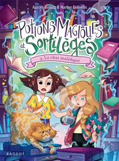 Potions magiques et sortilèges, tome 3 : Le chat maléfique, couverture