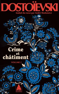 Crime et châtiment, tome 2, couverture