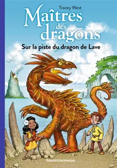 Maîtres des dragons, tome 18 : Sur la piste du dragon de lave, couverture