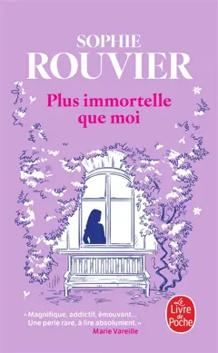 Plus immortelle que moi, couverture