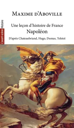 Une leçon d'histoire de France, tome 4 : Napoléon : d'après François-René de Chateaubriand, Victor Hugo, Alexandre Dumas, Léon Tolstoï, Jacques Bainville et Jean d'Ormesson, couverture