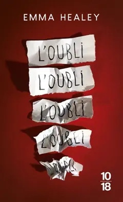 L'oubli, couverture
