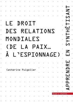 Apprendre en synthétisant, tome 6 : Le droit des relations mondiales (de la paix… à l'espionnage)