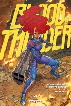 Blood & Thunder, tome 1 : Le prisonnier du bloc X, couverture
