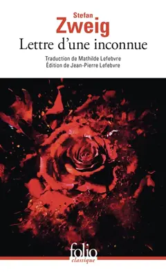 Lettre d'une inconnue, couverture
