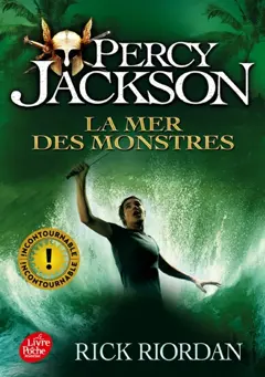 Percy Jackson, tome 2 : La mer des monstres, couverture