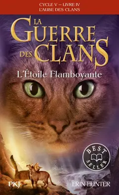La guerre des clans : cycle 5, l'aube des clans, tome 4 : L'étoile flamboyante, couverture