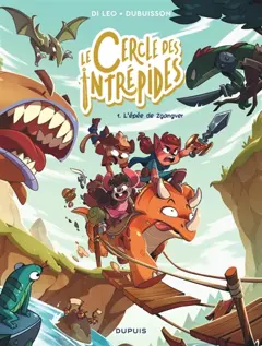 Le cercle des intrépides, tome 1 : L'épée de Zgangver, couverture