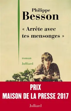 Arrête avec tes mensonges, couverture